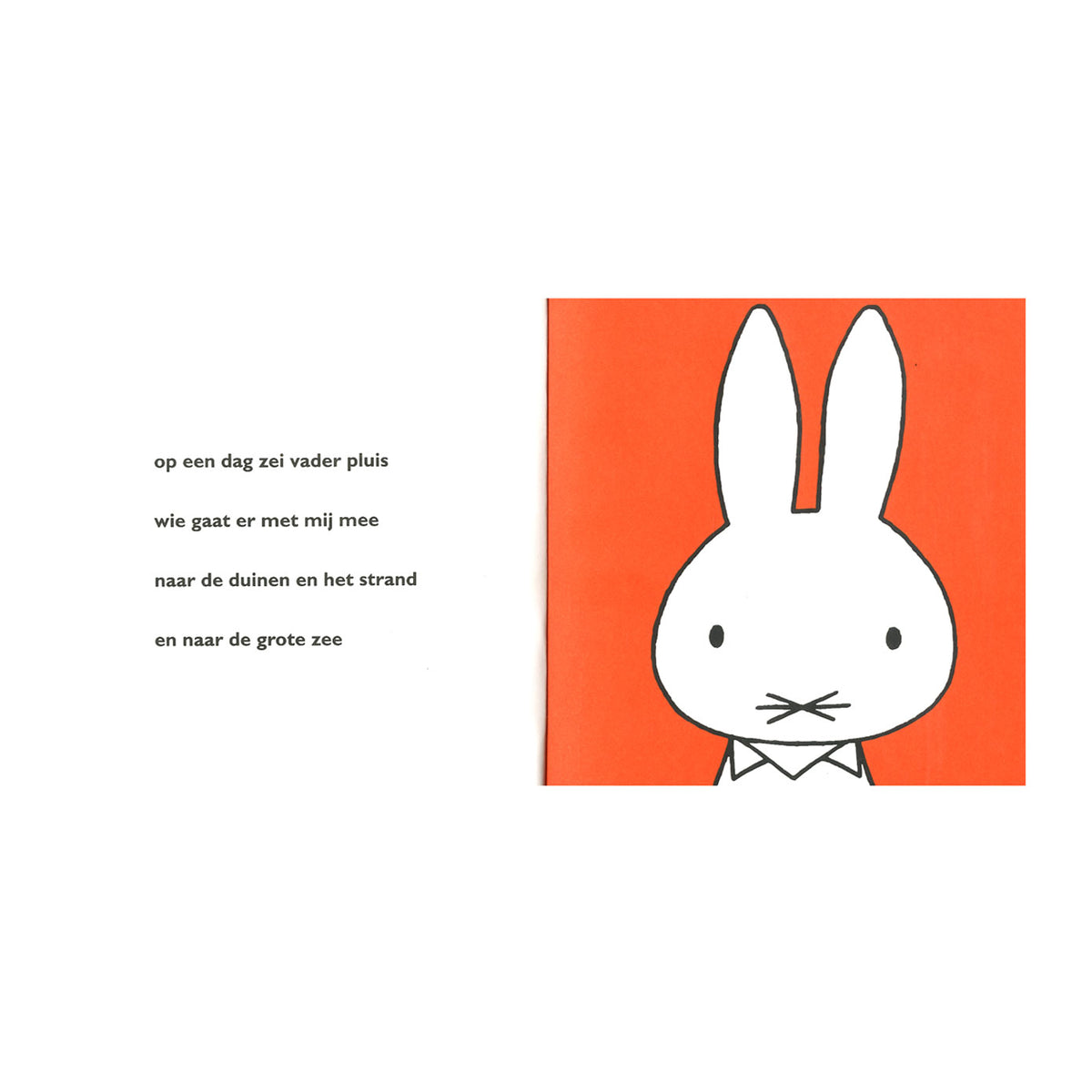 Casa central del libro Miffy junto al mar