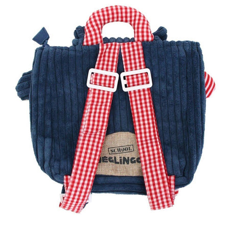 Mochila, el hipopótamo de moda 25 x 25 cm