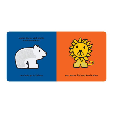 Libro táctil de la casa central del libro, yendo al zoológico con Miffy