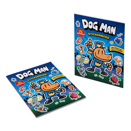 Libro de pegatinas del hombre perro del Centraal Boekhuis. todos