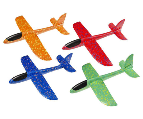 Intro planeador de avión planeador grande en 4 colores diferentes