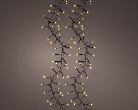 Lumineo luces navideñas excel twinkle 10 metros 648 lámparas champagne