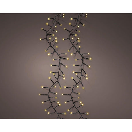 Lumineo luces navideñas excel twinkle 20 metros 1272 lámparas champagne