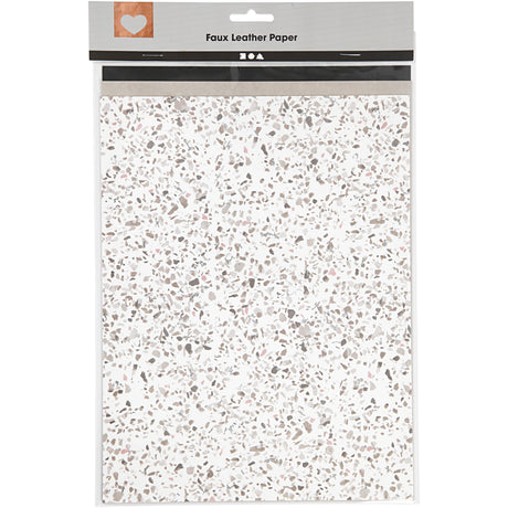 Creativ empresa creotime papel de cuero blanco marrón negro 3 piezas