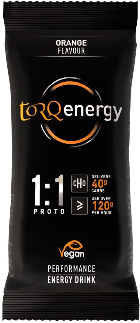 Torq 1:1 energy drink sinaasappel zakje (doos 12) - 500007