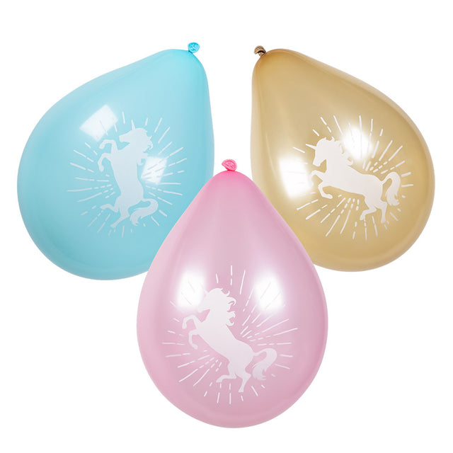 Boland globos unicornio set de 6 piezas ø25cm