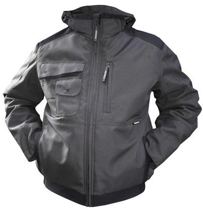 Abrigo de invierno Dassy austin gris negro s