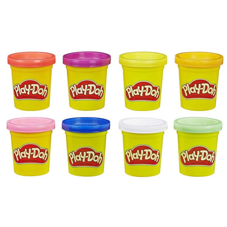 Play-doh colores del arcoiris 8 botes de arcilla