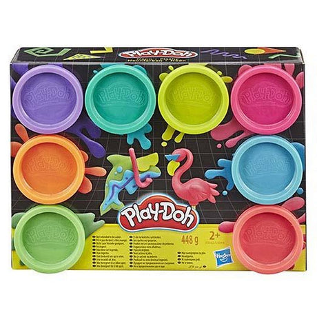 Play-doh colores del arcoiris 8 botes de arcilla