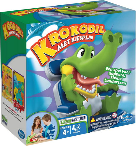 Hasbro gaming cocodrilo con dolor de muelas - juego de acción - clásico - juego de mesa
