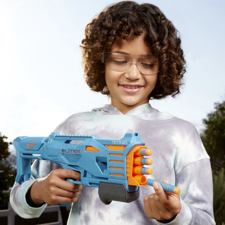 Hasbro Nerf Elite Tetrad – baterías para lanzadores Nerf