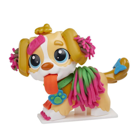 Play-doh vet play set - plastilina - incluye 5 botes - manualidades para niños