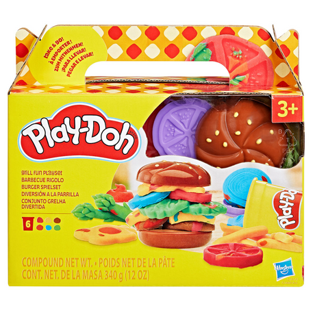 Juego divertido Play-Doh Grill, cocina de juguete, juguetes para mayores de 3 años
