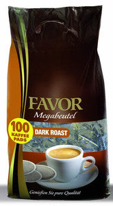 Favor megabeutel tostado oscuro (8x 100 pastillas)