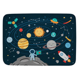 Alfombra de juego sistema solar Achoka, 100x150cm
