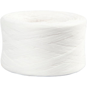 Creativ Company Paper Raffia Yarn White, 100m