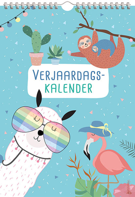 Calendario de cumpleaños de Deltas - animales de moda
