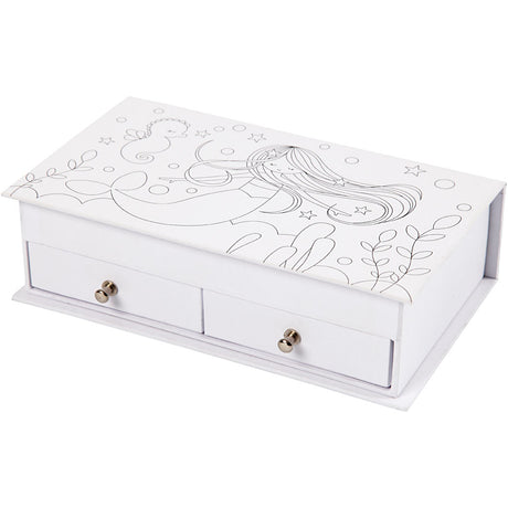 Empresa creativa https: www.cchobby.nl joyero-tamaño-18x10-5x5-cm-blanco-1 pieza