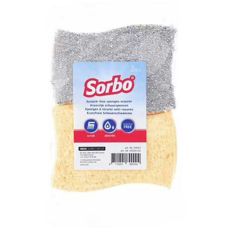 Estropajo Sorbo antiarañazos, 2 piezas