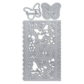 Tonic studios • set de troqueles mini slimline hermosa mariposa