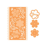 Tonic studios • juego de troqueles mini delgados flores funky