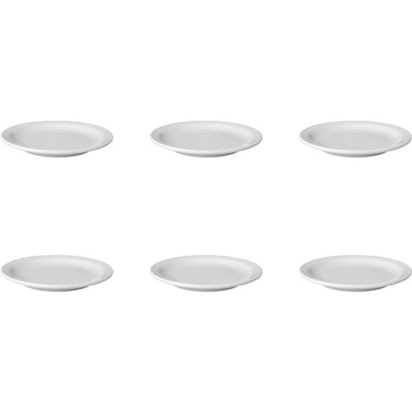 Plato para tarta Mammoth Budgetline porcelana borde estrecho 16 cm juego de 6 piezas
