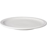 Plato Mammoth borde estrecho porcelana blanca 24cm (juego de 3)