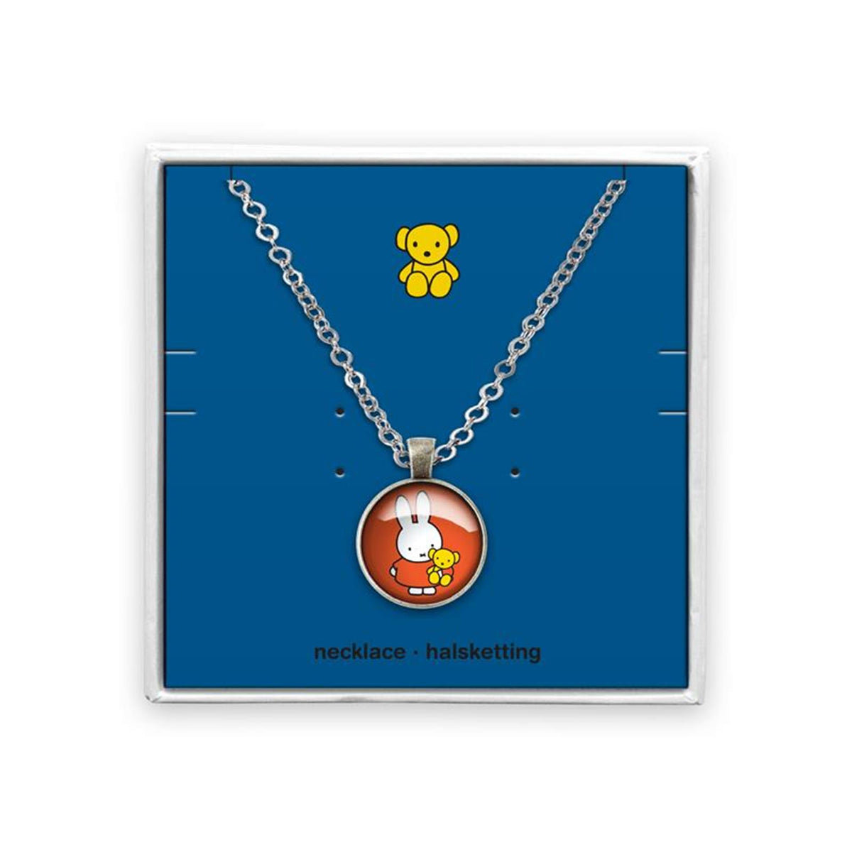 Collar Miffy con osito en caja regalo