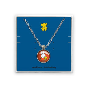 Collar Miffy con osito en caja regalo