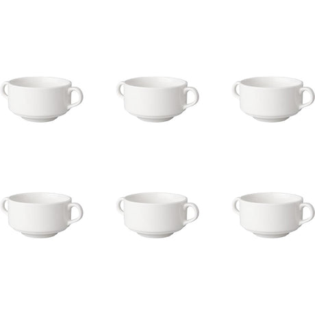 Mammoet taza de sopa Budgetline 30 cl blanco 1 unidad