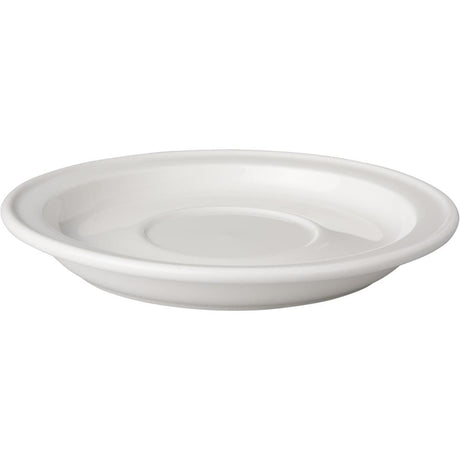 Plato hondo para tarta Mammoth Budgetline de porcelana blanca de 17 cm (juego de 6).