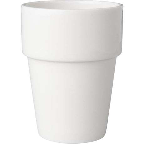 Taza de leche Mammoet Budgetline porcelana 190ml blanco (juego de 6) dia7,5xh10