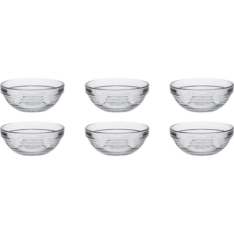 Duralex bol lys apilable redondo vidrio duro 125ml 9cm 6 piezas