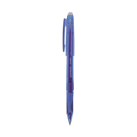 Quantore bolígrafo de gel borrable 0,7 mm azul 12uds.