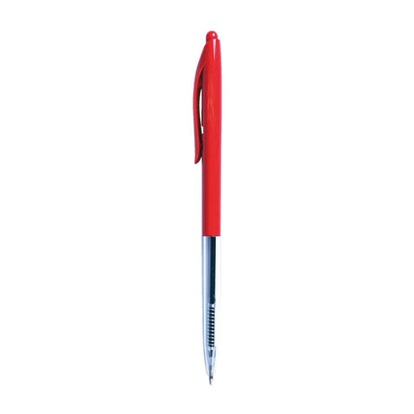 Bolígrafo Quantore pulsador rojo mediano