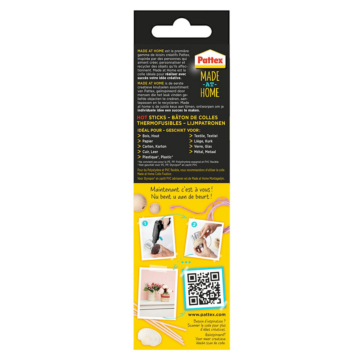Cartucho de pistola de pegamento Pattex hobby, ø 11mm