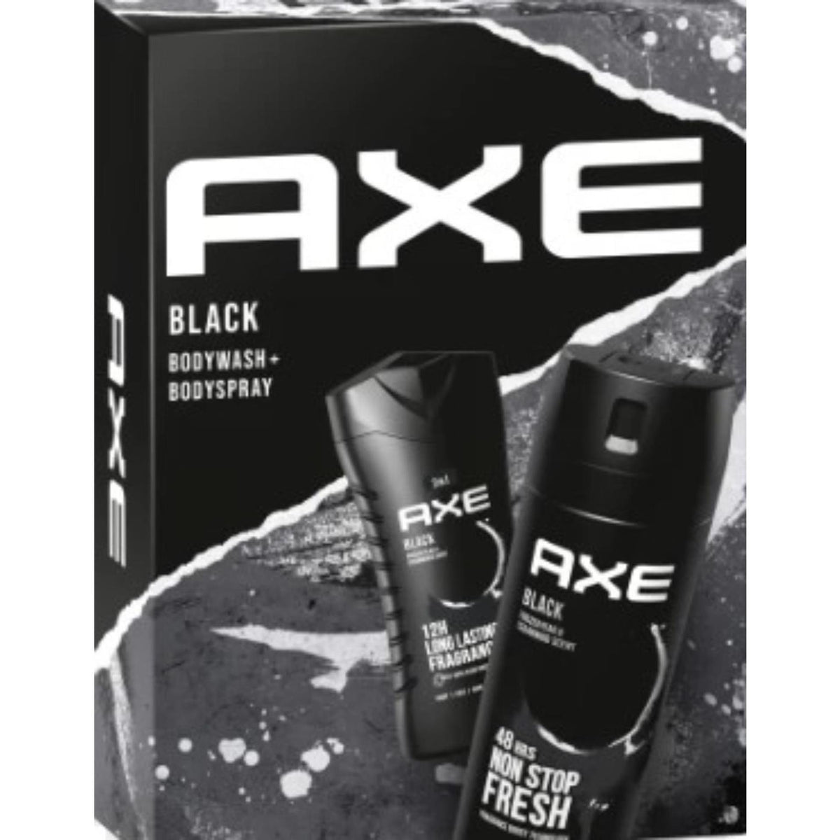 Set de regalo Axe desodorante spray ducha negro