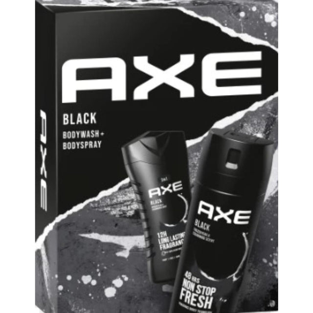 Set de regalo Axe desodorante spray ducha negro