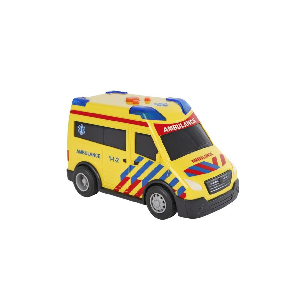 Ambulancia 2 juegos NL con luz y sonido rueda libre 13,5 cm