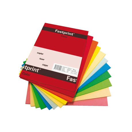 Quantore papel copia fastprint a4 120gr 10 colores x10 hojas 100 hojas