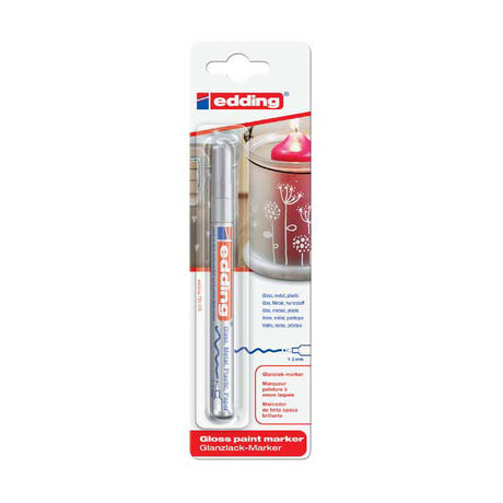 Quantore rotulador edding paint rotulador plateado