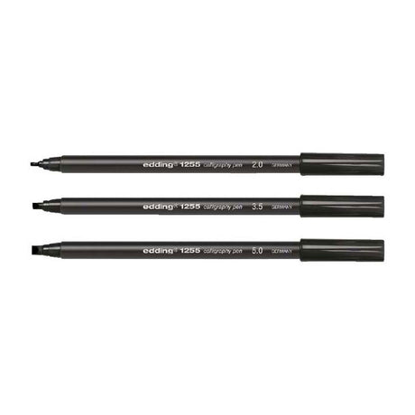 Bolígrafo caligráfico Quantore negro, 3 uds.