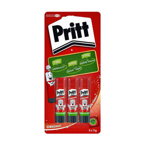 Barra de pegamento Quantore pritt stick original, 3 uds.