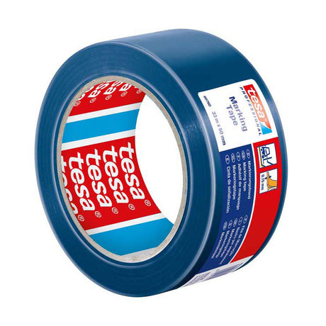 Tesa flex® - cinta de advertencia - azul - 33m - 50mm