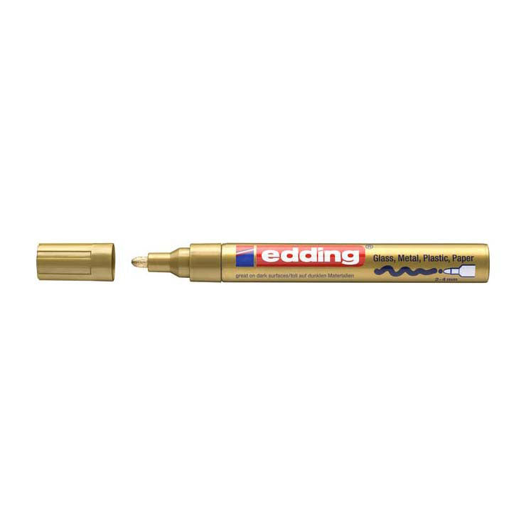 Quantore rotulador edding paint rotulador dorado