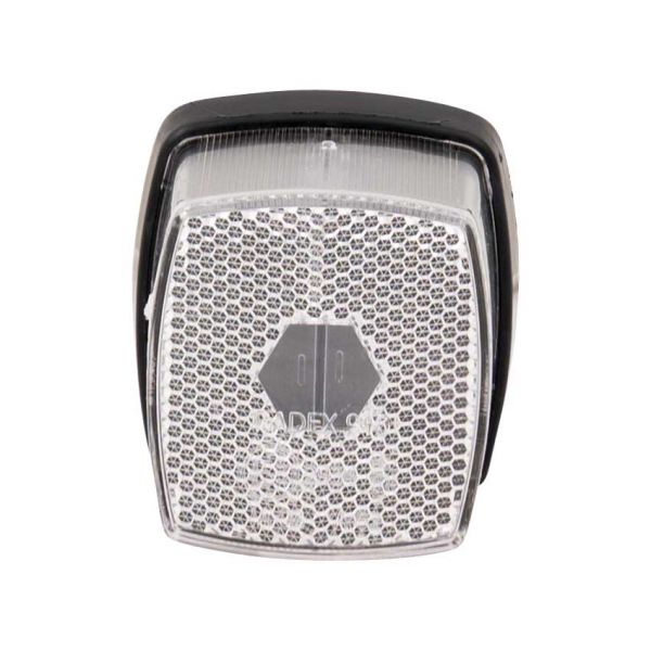 Positielamp wit met reflektor