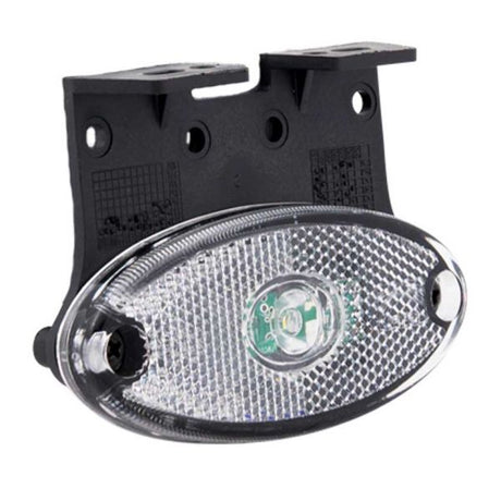 Lámpara de posición lateral colgante blanca + soporte de esquina LED