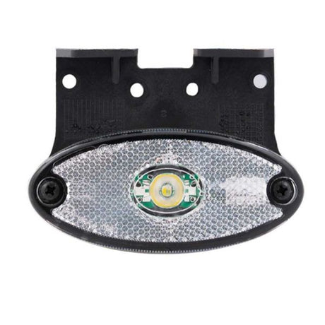 Lámpara de posición lateral colgante blanca + soporte de esquina LED