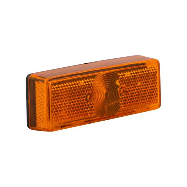 Lámpara de superficie rectangular naranja