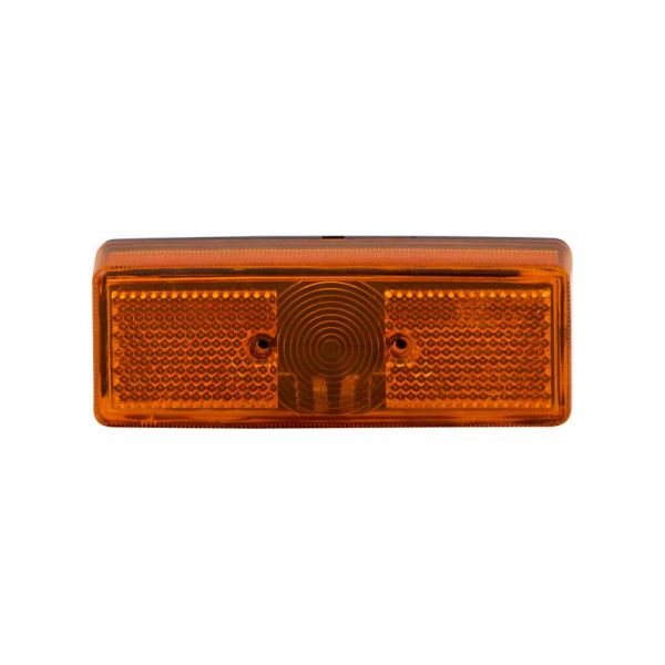 Lámpara de superficie rectangular naranja